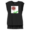 Women's Flowy Muscle Tee With Rolled Cuffs Thumbnail