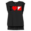 Women's Flowy Muscle Tee With Rolled Cuffs Thumbnail