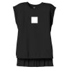 Women's Flowy Muscle Tee With Rolled Cuffs Thumbnail