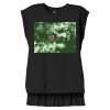 Women's Flowy Muscle Tee With Rolled Cuffs Thumbnail