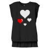 Women's Flowy Muscle Tee With Rolled Cuffs Thumbnail