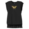 Women's Flowy Muscle Tee With Rolled Cuffs Thumbnail