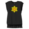 Women's Flowy Muscle Tee With Rolled Cuffs Thumbnail