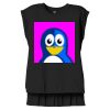 Women's Flowy Muscle Tee With Rolled Cuffs Thumbnail
