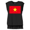 Women's Flowy Muscle Tee With Rolled Cuffs Thumbnail