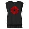 Women's Flowy Muscle Tee With Rolled Cuffs Thumbnail