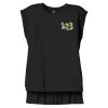 Women's Flowy Muscle Tee With Rolled Cuffs Thumbnail