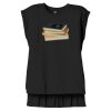 Women's Flowy Muscle Tee With Rolled Cuffs Thumbnail