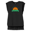 Women's Flowy Muscle Tee With Rolled Cuffs Thumbnail