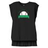 Women's Flowy Muscle Tee With Rolled Cuffs Thumbnail