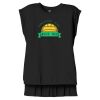 Women's Flowy Muscle Tee With Rolled Cuffs Thumbnail