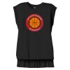 Women's Flowy Muscle Tee With Rolled Cuffs Thumbnail