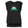 Women's Flowy Muscle Tee With Rolled Cuffs Thumbnail