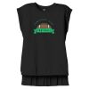 Women's Flowy Muscle Tee With Rolled Cuffs Thumbnail