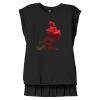 Women's Flowy Muscle Tee With Rolled Cuffs Thumbnail