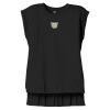 Women's Flowy Muscle Tee With Rolled Cuffs Thumbnail