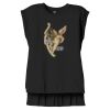 Women's Flowy Muscle Tee With Rolled Cuffs Thumbnail