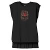 Women's Flowy Muscle Tee With Rolled Cuffs Thumbnail