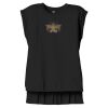 Women's Flowy Muscle Tee With Rolled Cuffs Thumbnail