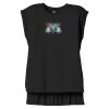 Women's Flowy Muscle Tee With Rolled Cuffs Thumbnail