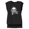 Women's Flowy Muscle Tee With Rolled Cuffs Thumbnail