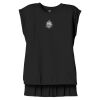 Women's Flowy Muscle Tee With Rolled Cuffs Thumbnail