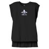 Women's Flowy Muscle Tee With Rolled Cuffs Thumbnail