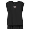 Women's Flowy Muscle Tee With Rolled Cuffs Thumbnail