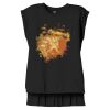 Women's Flowy Muscle Tee With Rolled Cuffs Thumbnail