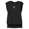 Women's Flowy Muscle Tee With Rolled Cuffs Thumbnail
