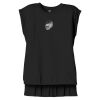 Women's Flowy Muscle Tee With Rolled Cuffs Thumbnail