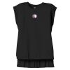 Women's Flowy Muscle Tee With Rolled Cuffs Thumbnail