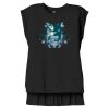 Women's Flowy Muscle Tee With Rolled Cuffs Thumbnail