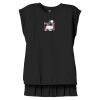 Women's Flowy Muscle Tee With Rolled Cuffs Thumbnail