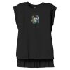 Women's Flowy Muscle Tee With Rolled Cuffs Thumbnail
