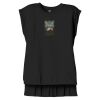 Women's Flowy Muscle Tee With Rolled Cuffs Thumbnail