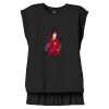 Women's Flowy Muscle Tee With Rolled Cuffs Thumbnail
