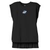 Women's Flowy Muscle Tee With Rolled Cuffs Thumbnail