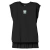 Women's Flowy Muscle Tee With Rolled Cuffs Thumbnail