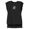 Women's Flowy Muscle Tee With Rolled Cuffs Thumbnail