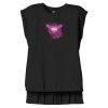 Women's Flowy Muscle Tee With Rolled Cuffs Thumbnail