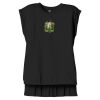 Women's Flowy Muscle Tee With Rolled Cuffs Thumbnail