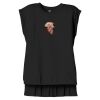 Women's Flowy Muscle Tee With Rolled Cuffs Thumbnail