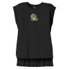 Women's Flowy Muscle Tee With Rolled Cuffs Thumbnail