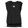 Women's Flowy Muscle Tee With Rolled Cuffs Thumbnail