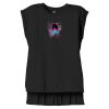 Women's Flowy Muscle Tee With Rolled Cuffs Thumbnail