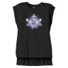 Women's Flowy Muscle Tee With Rolled Cuffs Thumbnail