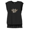 Women's Flowy Muscle Tee With Rolled Cuffs Thumbnail