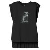 Women's Flowy Muscle Tee With Rolled Cuffs Thumbnail