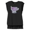Women's Flowy Muscle Tee With Rolled Cuffs Thumbnail